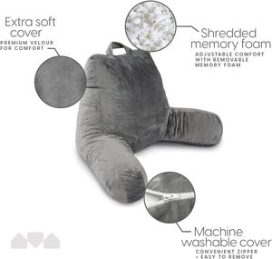 Coussin arrière pouf pour lit assis coussin de chaise de dossier - Product Image 3