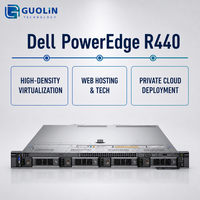 Serveur Rack 1U Dell PowerEdge R440 pour Centre de Données d'Entreprise, Stockage 10x2.5 SFF, 2x Alimentations 550W, Intel Xeon Silver 4216