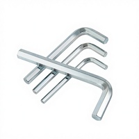 Clé hexagonale métrique 45 #   Acier au carbone bleu, zingué blanc, à double extrémité, design DIN 911, pour réparation industrielle