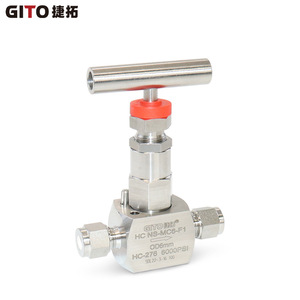 High Temperature High Pressure 6mm Hastelloy Ferrule <b>Needle</b> <b>Valve</b> HC-276 for Gas Water Oil Media with Ball Stop Structure - Product Image 1