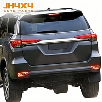 Nouveaux accessoires tout-terrain 4x4, feux de pare-chocs arrière, lampes LED, ABS rouge 12V pour Fortuner 2016-2020