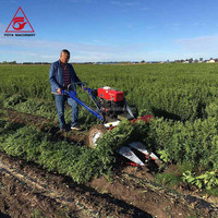 Moissonneuse-batteuse portative automotrice Foya Farm pour riz, blé, ensilage, foin et céréales, moteur diesel, transmission par engrenages, largeur de travail 1000 mm
