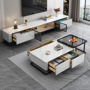 Meuble <span class=keywords><strong>Tv</strong></span> <span class=keywords><strong>mural</strong></span> de luxe, mobilier de salon, <span class=keywords><strong>support</strong></span> <span class=keywords><strong>Tv</strong></span> et Table basse en bois, meuble <span class=keywords><strong>Tv</strong></span> moderne - Product Image 4