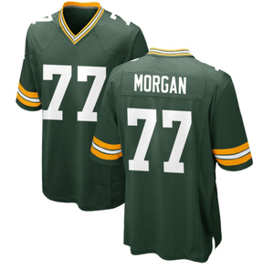 Nueva Camiseta de Fútbol Americano Cosida Limitada 2025 Green Bay 77 <span class=keywords><strong>Morgan</strong></span> 8 Josh Jacobs 29 Xavier McKinney - Product Image 2