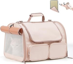 Sac <span class=keywords><strong>de</strong></span> transport multifonctionnel personnalisable pour animaux <span class=keywords><strong>de</strong></span> compagnie Petit <span class=keywords><strong>chat</strong></span> Chien <span class=keywords><strong>Voyage</strong></span> Portable Cross-Body Respirant Aviation Case Fabriqué en Bois - Product Image 6