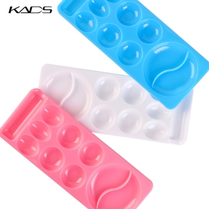 KADS New Design Nail Art Palette <b>Plastic</b> Nail Art <b>Polish</b> Mixing Tray Nail Paint Display Tray Manicure DIY Painting Tool - Product Image 6