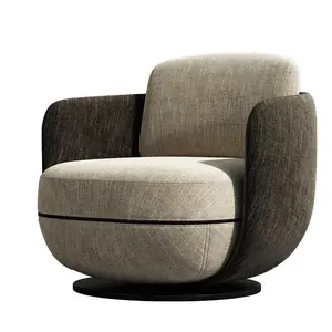 Удобное круглое кресло с 360 градусами, вращающееся кресло с акцентом, кресло для отдыха, вращающееся кресло с акцентом для гостиной
