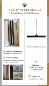 Brosse de finition pour revêtement d'étanchéité de qualité professionnelle, 36 pouces de large, pour allées en asphalte et parkings – Fournisseur d'usine OEM/ODM - Product Image 6