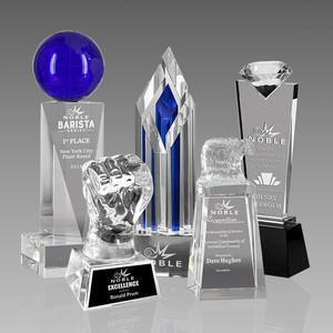 Alta calidad K9 Crystal Halifax <span class=keywords><strong>Indigo</strong></span> Crystal Award Negocio personalizado Nuevo diseño Trofeo - Product Image 3