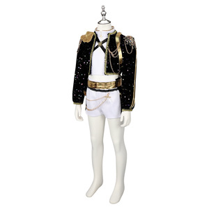 Disfraz de Cosplay de Witcher Girls Kpop en Negro y Dorado para Niñas, Traje de Anime de Lumi Zoe Mira para 8 a 13 Años - Product Image 2