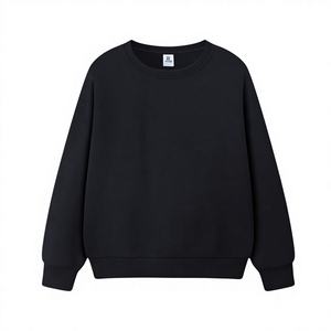 Sweat-shirt à manches longues doublé en tricot d'hiver sur mesure, 310 grammes, 13 couleurs, sweat-shirt à capuche, 100% coton biologique - Product Image 4