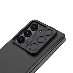 2024 dernière tendance Film de boîtier de fenêtre coulissante Ultra mince intégré pour Samsung Galaxy Z Fold 5 Nano Coated Phone Case