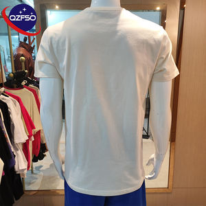 เสื้อยืดผ้าฝ้ายวินเทจสำหรับผู้ชายเสื้อสกรีนโลโก้ตามสั่งเสื้อแนวสตรีทแวร์แบบเปิดไหล่ตกเสื้อยืดลายกราฟิก - Product Image 2