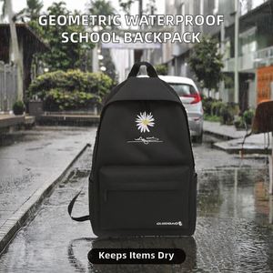 Mochila femenina nueva, ligera y de gran capacidad para viajes casuales, en nylon simple con forro de poliéster, ideal para ir a... - Product Image 2