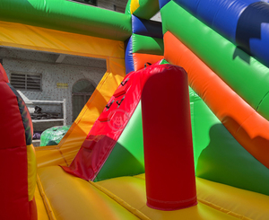 <strong>tiger</strong> Bounce House Inflatable Yellow &amp; Green Inflatable Bounce House Combo <strong>Jumper</strong> - Product Image 2