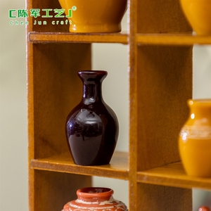 Série de pots à thé en argile pour la simulation de paysage weij, accessoires de décoration DIY, miniatures, mini ornements - Product Image 5