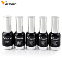 Venalisa Base Coat sans acide à base d'eau, Top Coat sans résidu, Top Coat mat, Top Coat Diamond longue tenue, Top Coat émaillé, Vernis à ongles gel