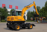 Nouvelle pelle sur pneus de marque chinoise de premier plan 0,4 m³ YC90W avec prix d'usine et haute qualité