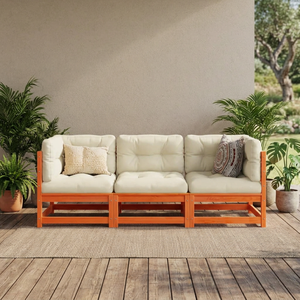 Meubles d'extérieur modulaires en tissu Oxford, coussins imperméables à séchage rapide, structure métallique durable, ensemble moderne, design contemporain - Product Image 4