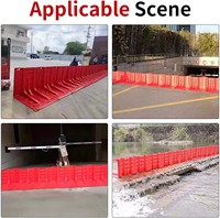 Barrière anti-inondation portable et mobile en forme de L, produits de sécurité aquatique pour la protection contre les inondations des portails et garages