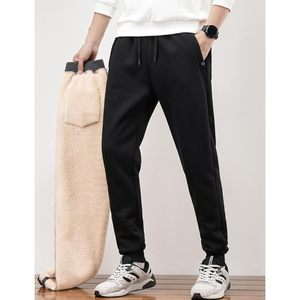 FOXA Mens Winter Sherpa Sweatpants Fleece <b>Lined</b> Warm Pockets Athletic Active <b>Pants</b> - Product Image 2