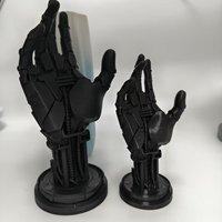 Support de manette de jeu à bras mécanique imprimé en 3D, style cyberpunk, support de bureau pour PS5 Xbox Switch, cadeau pour les joueurs