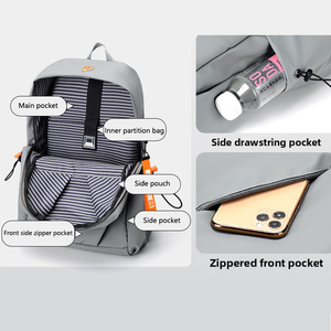 Logo personalizzato lusso <span class=keywords><strong>Elite</strong></span> Business in Nylon zaino durevole Oxford valigia antifurto a prova di odore caratteristiche per i <span class=keywords><strong>viaggi</strong></span> degli uomini - Product Image 3