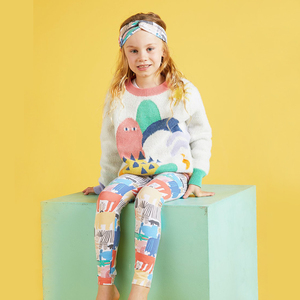 Pantalones clásicos para niños, mallas de bambú, viscosa, 95% licra, 5% - Product Image 5