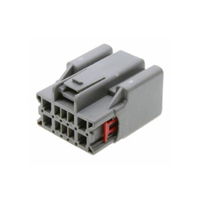 Conector automotriz de plástico eléctrico, conector automático de arnés de cables hembra, 2 unidades