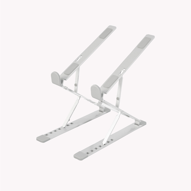 New Vertical Adjustable Portable Support Flexible Stable Bracket Gaming Computer Laptop Stand Metal Material Aluminum Silicone