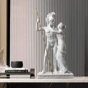 Statue en résine Nordic Myth Ares-Figurine de dieu grec pour l'enseignement de l'art, la décoration intérieure et le croquis - Product Image 3