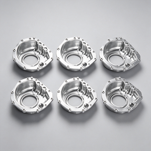 Boîtier de cloche de transmission manuelle et boîtier d'embrayage usinés CNC, couvercle d'extrémité de réducteur EV, composants en aluminium CNC sur mesure - Product Image 2