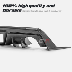 ดิฟฟิวเซอร์หลังแบบ AG สำหรับ SUBARU 2011-2018 FT86 GT86 ZN6 (ใช้กับไฟท้าย A90) วัสดุคาร์บอนไฟเบอร์ - Product Image 5