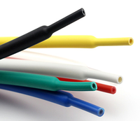 Matériau PE Manchon Isolant Double Paroi En Caoutchouc De Silicone de câble Thermorétractable Tube Thermorétractable Tube Avec De La Colle À L'intérieur
