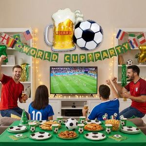 Gold Party Cup Foil <b>Balloon</b> 22 Inch-Beer Mug Shape Customizable Reusable Football Theme Party Decoration Birthday Supplies - Product Image 4