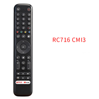 Control Remoto de TV de Código Fijo de Alta Calidad al por Mayor, RC716, Repuesto para Televisores TCL 4K Smart LED LCD, con Batería AAA, Alcance de 10 m