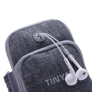 Sac de Bras Tendance pour Téléphone Portable – Idéal Course, Sport, Extérieur – Fermeture Éclair en Polyester – Sac de Rangement d'Été avec Sangle de Bras - Product Image 2