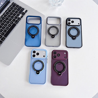 Coque magnétique tendance pour iPhone 18 Pro Max avec béquille, antichoc, fine et mate, accessoires de protection pour téléphone portable, vente en gros