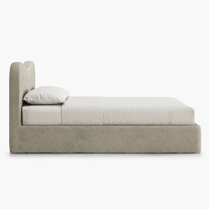 <span class=keywords><strong>Letto</strong></span> Moderno Imbottito in Tessuto per Camera da <span class=keywords><strong>Letto</strong></span>, Stile Nordico Semplice e Lussuoso, <span class=keywords><strong>Letto</strong></span> Matrimoniale Bianco Compresso per Hotel - Product Image 4
