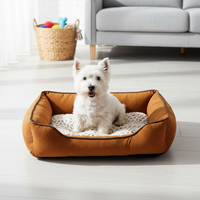 Lit-canapé orthopédique moderne en peluche durable pour chiens et chats, résistant aux morsures, 24 pouces, pour chiots et chatons, OEM ODM