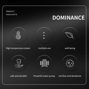 Pulitore a <span class=keywords><strong>Vapore</strong></span> Elettrico Portatile Professionale con Funzione Aspirapolvere <span class=keywords><strong>e</strong></span> Mop Piatto, a <span class=keywords><strong>Vapore</strong></span> Umido, con Cavo, Riscaldamento in 12 Minuti, per Casa/Ufficio/Pneumatici - Product Image 5