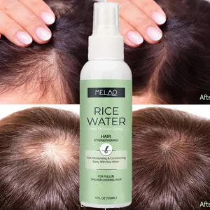 Eau de riz Cheveux Spray plus épais Romarin fémenté Croissance organique Revitalisant hydratant Anti perte de cheveux Croissance Riz Spray plus épais