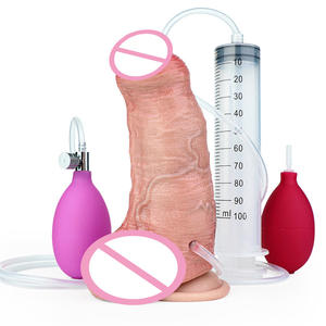 Consolador de silicona realista, molde, pene Artificial inflable grande para mujeres, consoladores Grandes, eyaculador realista, <span class=keywords><strong>penes</strong></span> de <span class=keywords><strong>goma</strong></span> para - Product Image 1