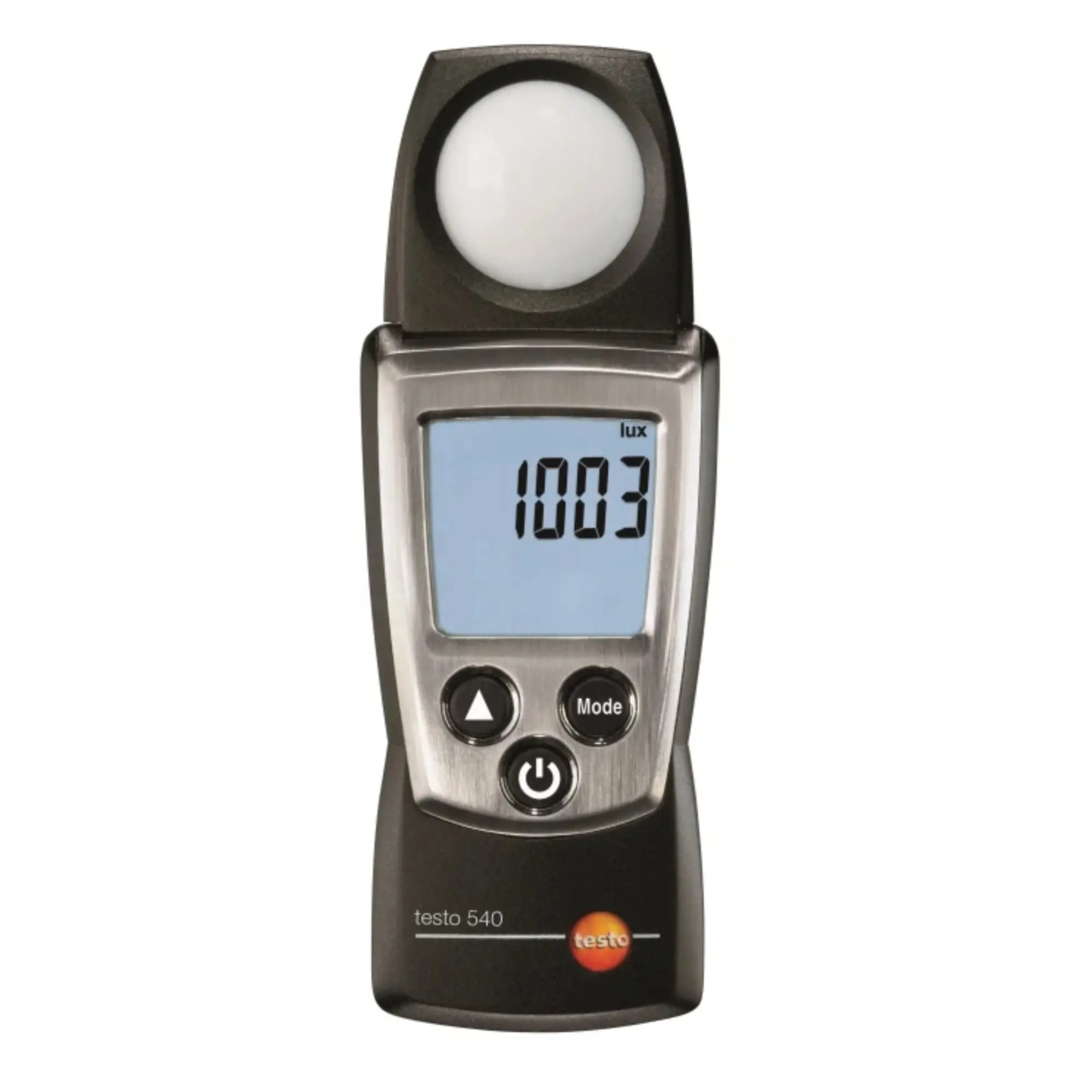 Meteran lux cahaya digital testo 540 desain kompak, 540 testo asli (0560 0540) meteran lux LED