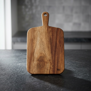 Planches à découper rectangulaires en bois d'acacia poli BS INTERNATIONAL, durables et écologiques, épaisseur 2,0 cm, compatibles lave-vaisselle, faciles à nettoyer - Product Image 1