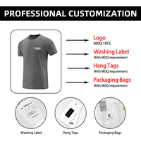 T-shirt en polyester résistant au froissement élastique à impression personnalisée 3 D T-shirt de gymnastique de jogging