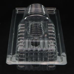 Pot de fleurs en plastique transparent pour <span class=keywords><strong>semis</strong></span>, plantes vivantes, bonsaï, emballage en blister ou conteneur alimentaire pour le transport, boîte à gâteaux - Product Image 2