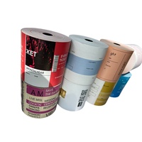 Rollo de Papel Térmico para Tickets de Caja Registradora, Doble Térmico, Jumbo 57mm x 50mm, Alta Calidad, 100% Pulpa de Madera, ISO9001, Último Modelo 2025