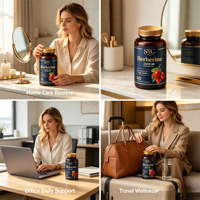 SYC BIO Berberine 2000mg 60 Capsules Végétaliennes Pureté Premium Haute Qualité Complément Alimentaire Marque Blanche Vente en Gros