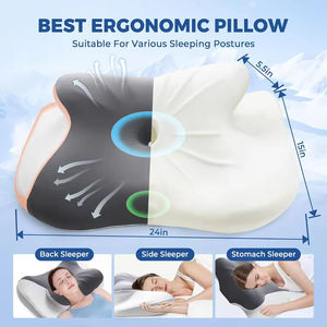 Bantal Busa Memori - Bantal Pendingin Ergonomis untuk Tidur, Penyangga Leher di Tempat Tidur untuk Orang yang Tidur Menyamping, Telentang, dan Tidur Tengkurap - Product Image 2